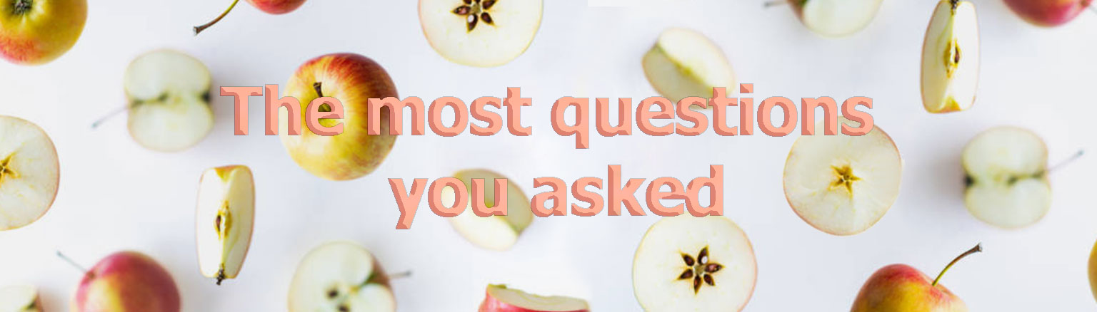Q&A about Apple fruit EXIM Asian